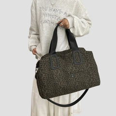 Grand Sac de voyage femme motif leopard