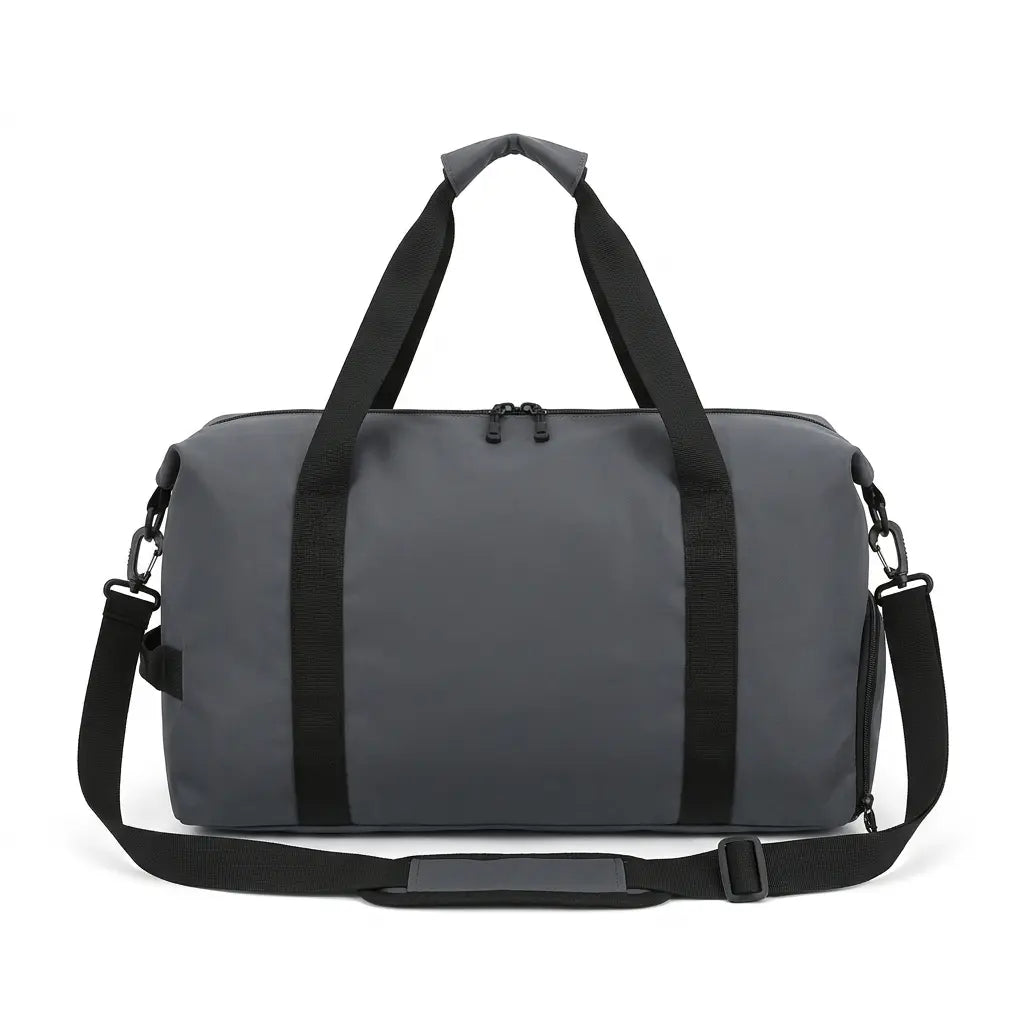 Grand sac de voyage léger en nylon gris
