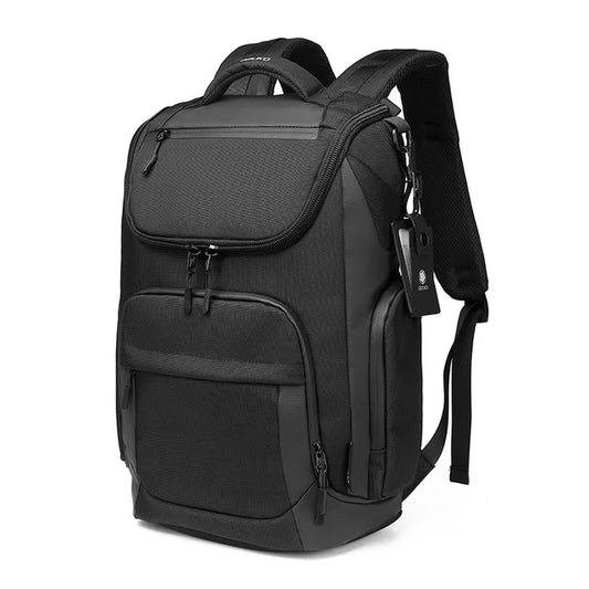 « Grand sac à dos de voyage ergonomique noir