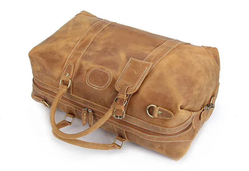 Sac de voyage beige intemporel