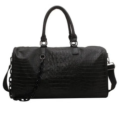 Sac de voyage cuir noir