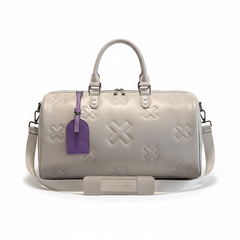 Sac de voyage en cuir blanc