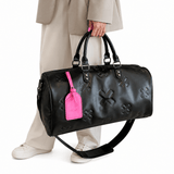 Sac de voyage en cuir noir