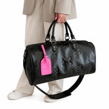 Sac de voyage en cuir noir