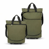 Sac de voyage extensible à roulettes vert