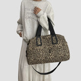 Sac de voyage femme motif leopard