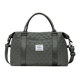 Sac de voyage matelassé gris