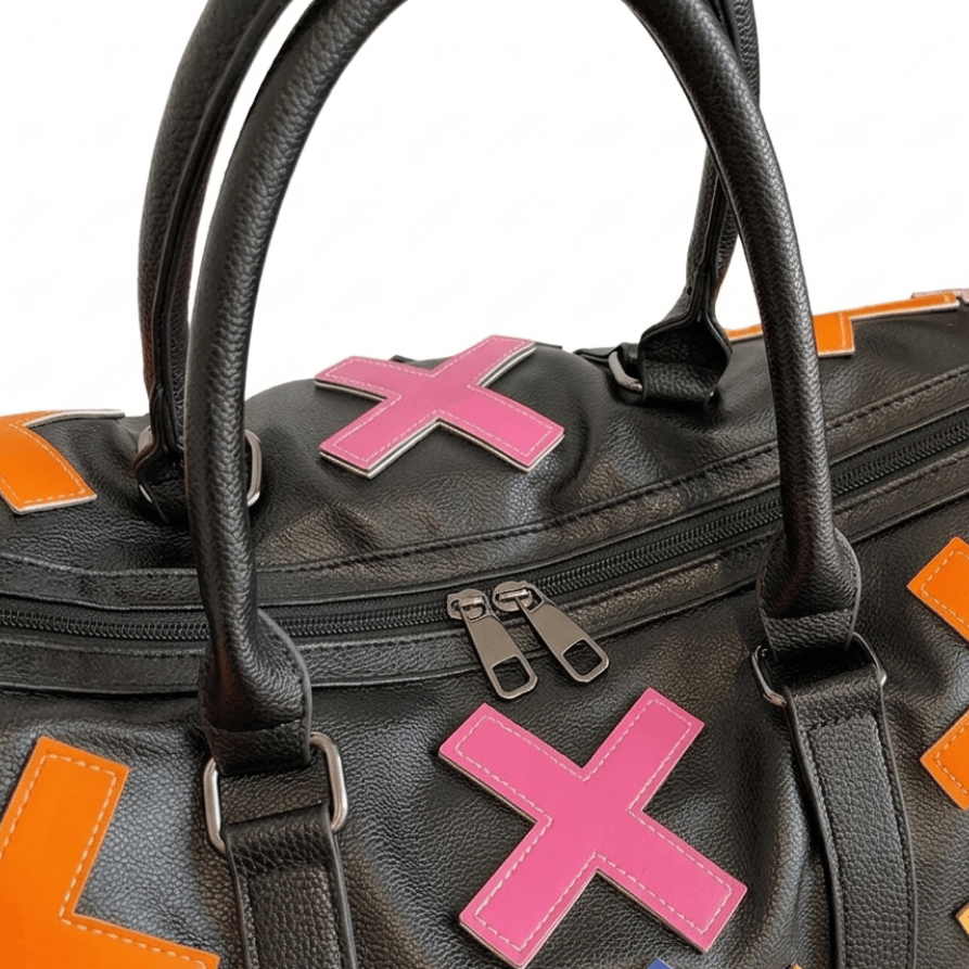 Sac de voyage à motifs croix