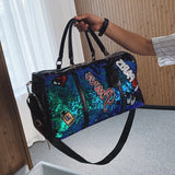 Sac de voyage paillette femme