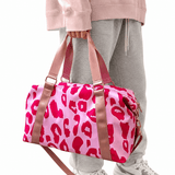 Sac de voyage panthère rose