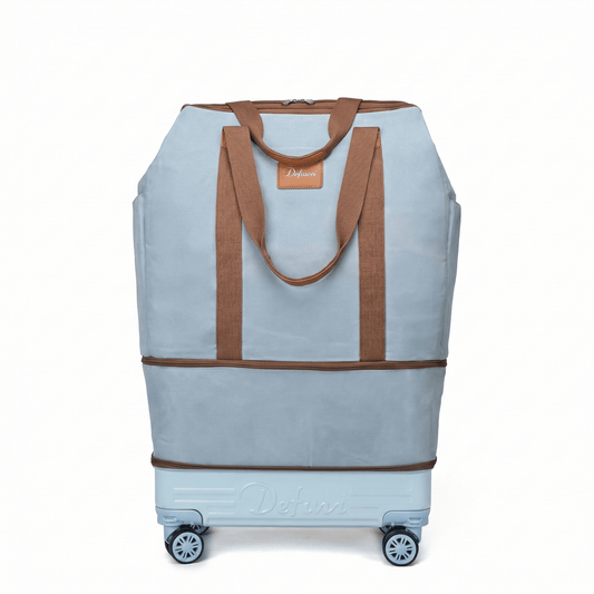 Sac de voyage à roulettes en tissu