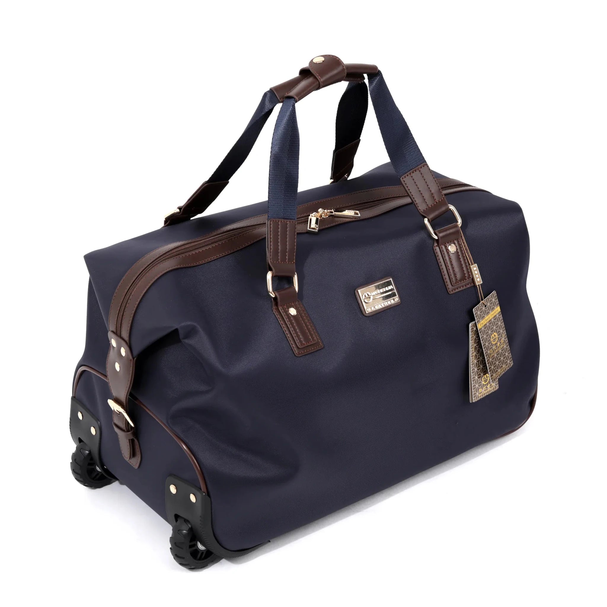 Sac de voyage à roulettes imperméable bleu