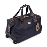 Sac de voyage à roulettes imperméable bleu