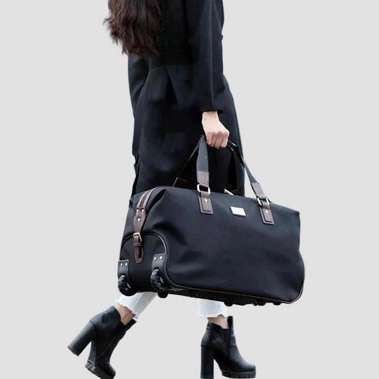 Sac de voyage à roulettes imperméable noir