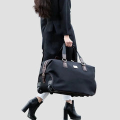 Sac de voyage à roulettes imperméable noir