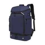 Sac à dos de voyage 50L avec compartiment chaussures bleu