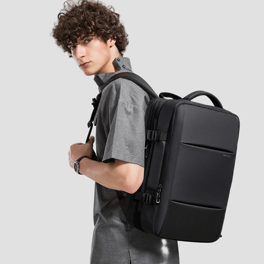 Sac à dos de voyage cabine extensible noir
