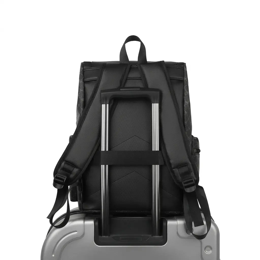 Sac à dos de voyage design chic noir