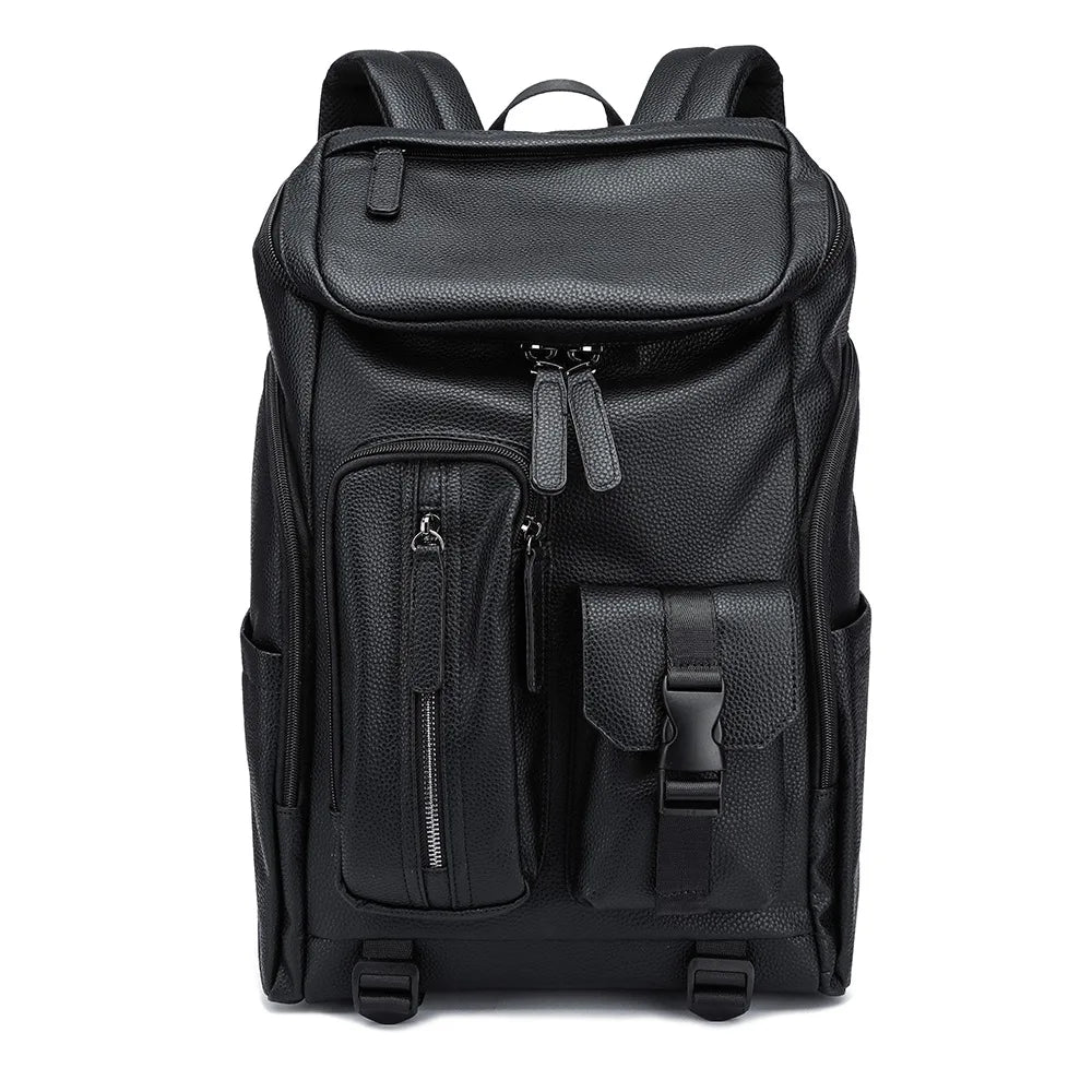 Sac à dos de voyage en cuir synthétique