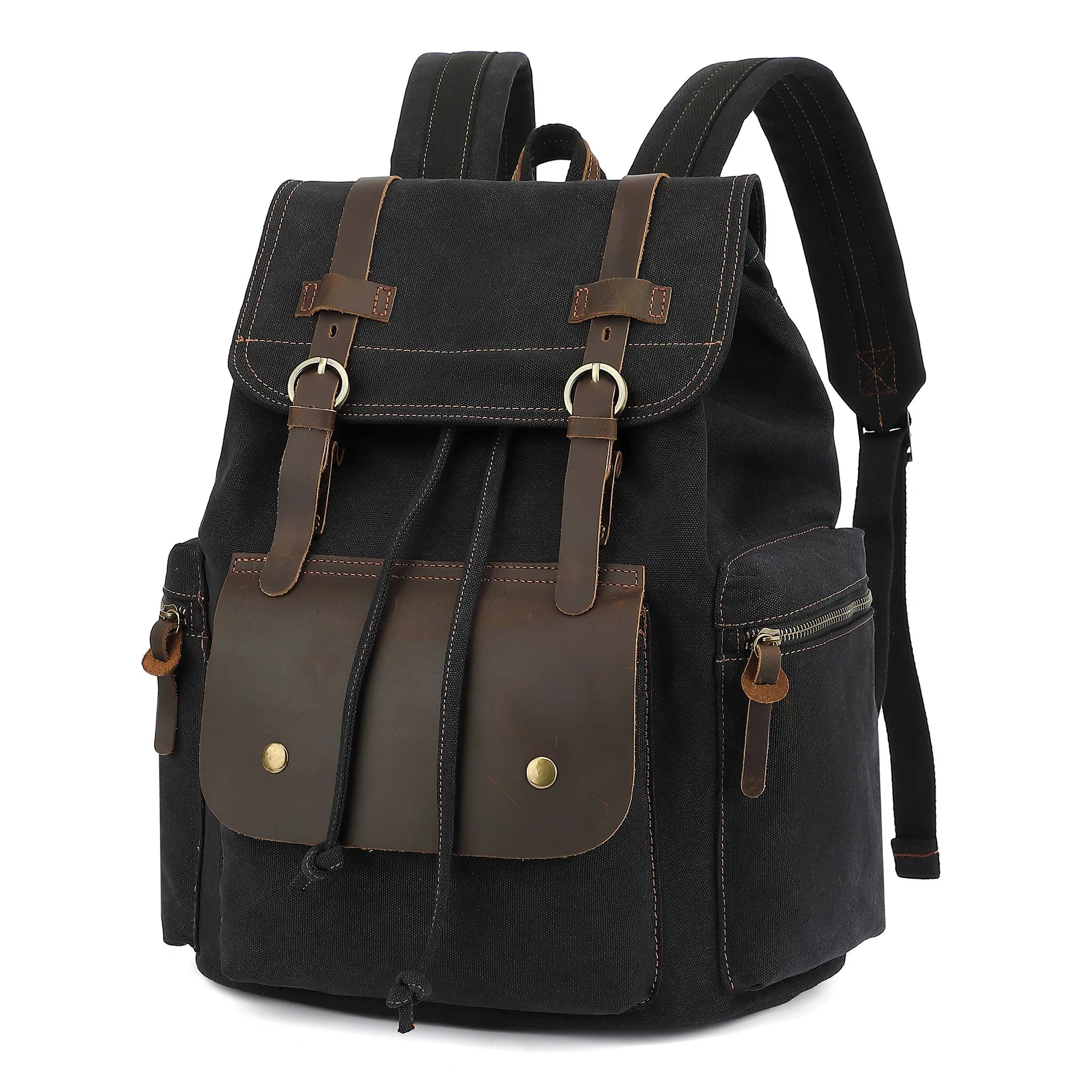 Sac à dos de voyage en toile noir