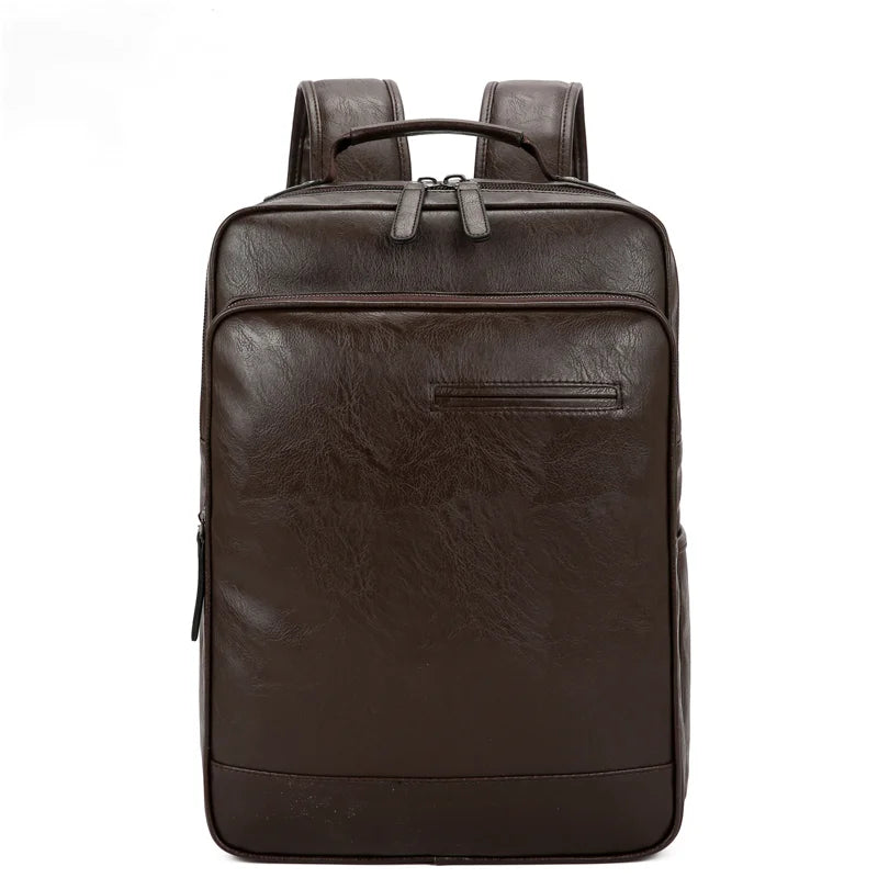 Sac à dos de voyage homme pour ordinateur marron