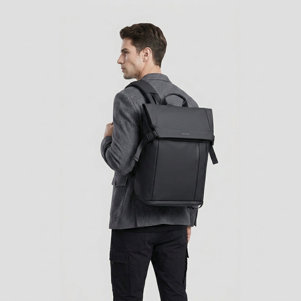 Sac à dos de voyage noir pour homme