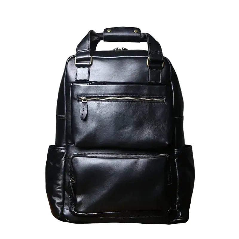 Sac à dos de voyage vintage noir