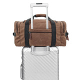 Sac fourre-tout de voyage en toile marron