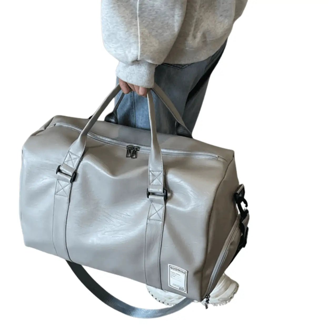 Sac à main de voyage gris
