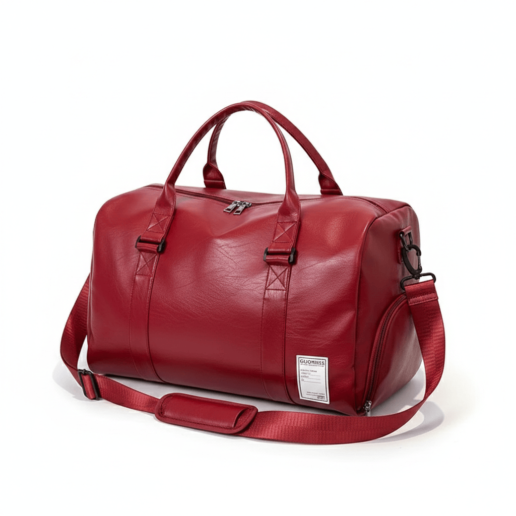 Sac à main de voyage rouge