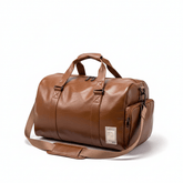 sac de voyage à main marron