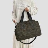 Grand Sac de voyage femme motif leopard