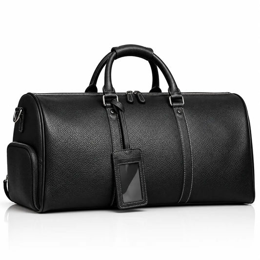 Grand sac de voyage en cuir de vache