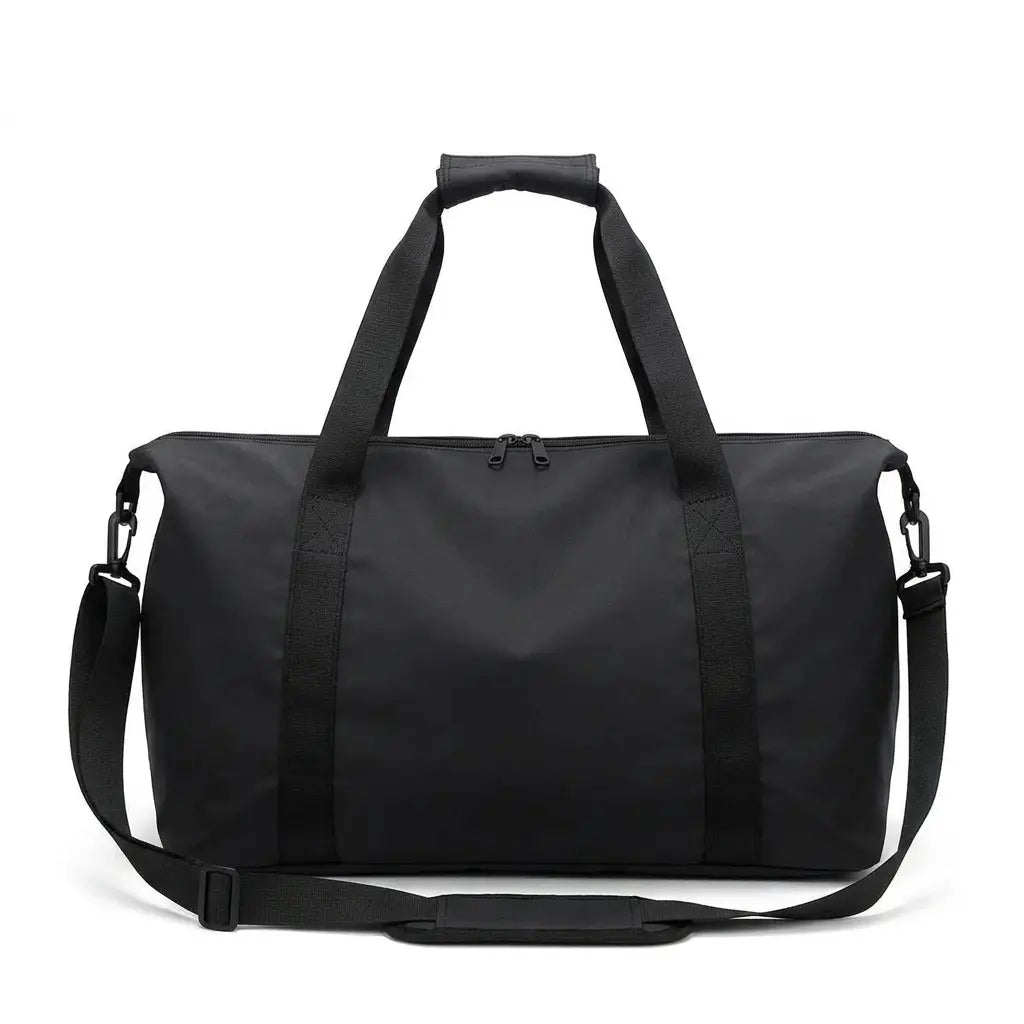 Grand sac de voyage léger en nylon noir