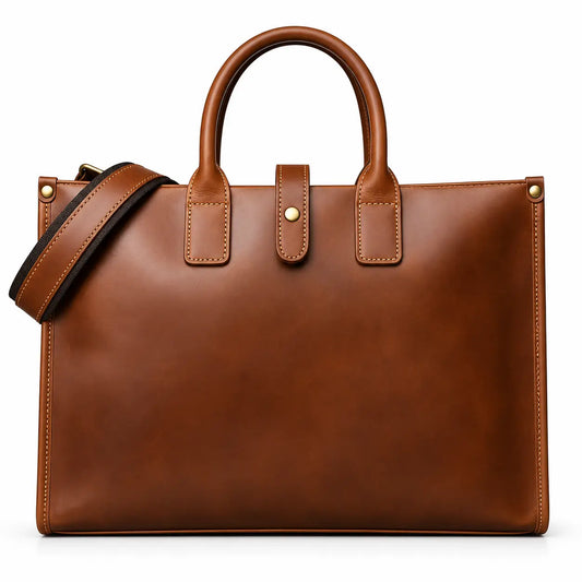 Porte-documents en cuir crazy horse