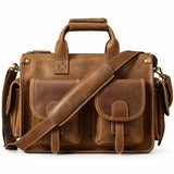 Sac bandoulière en cuir vintage