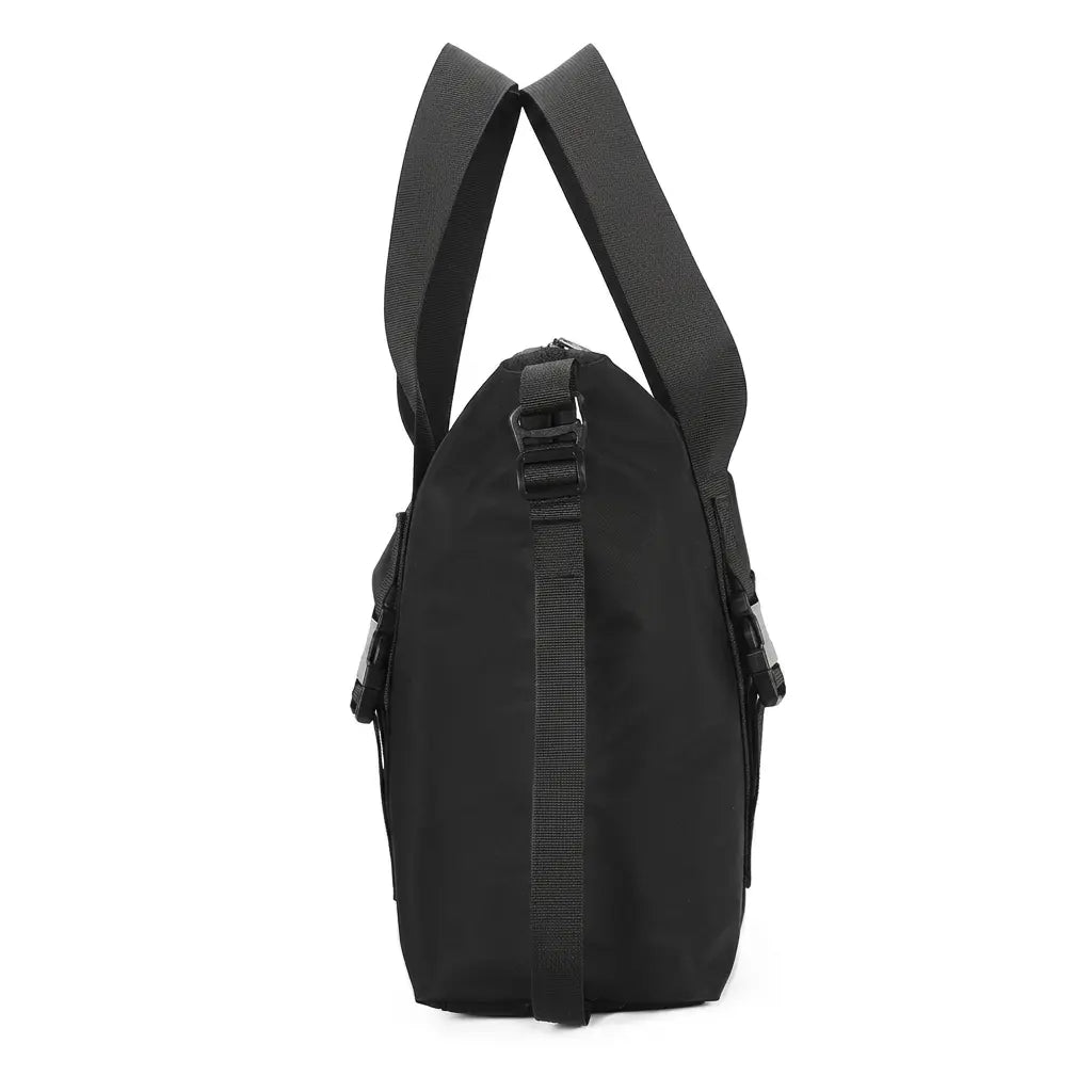 Sac bandoulière noir en nylon 