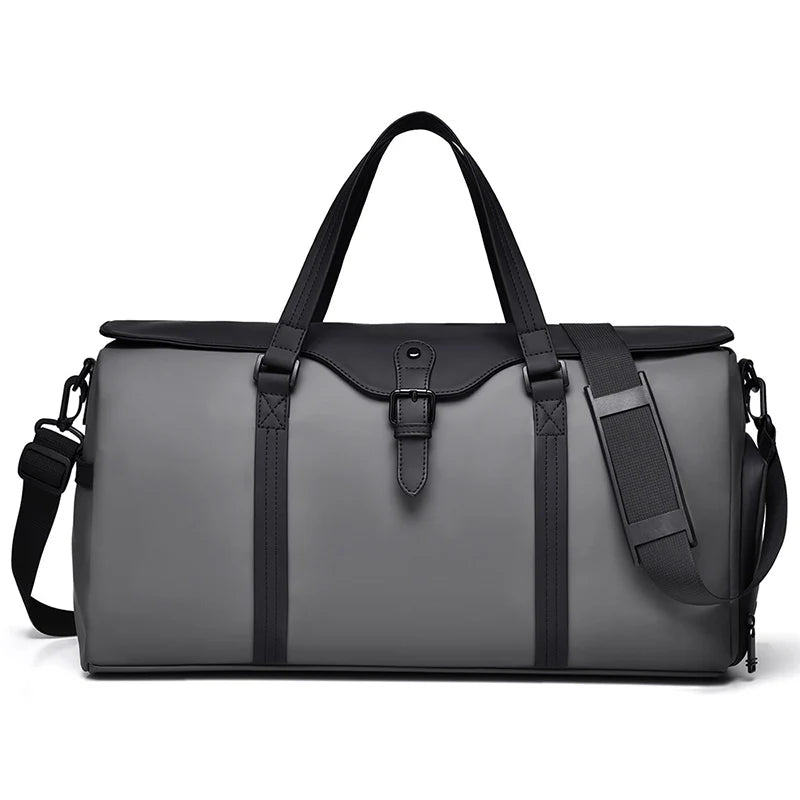 Sac de sport multifonction en toile Oxford gris