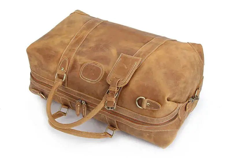 Sac de voyage beige intemporel