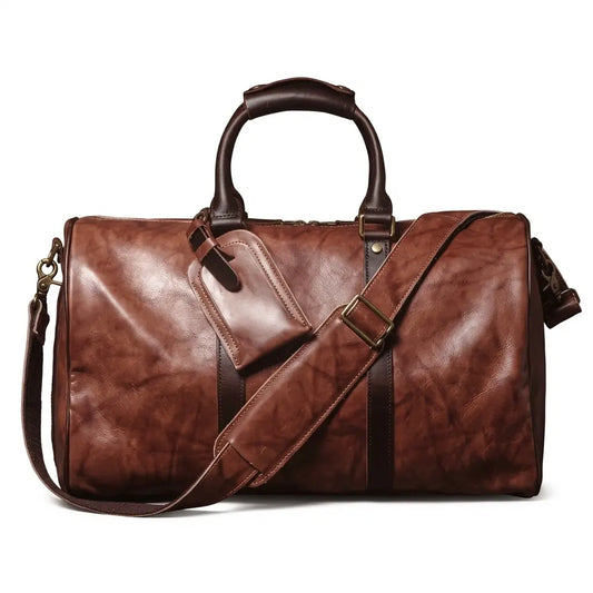 Sac de voyage boston en cuir