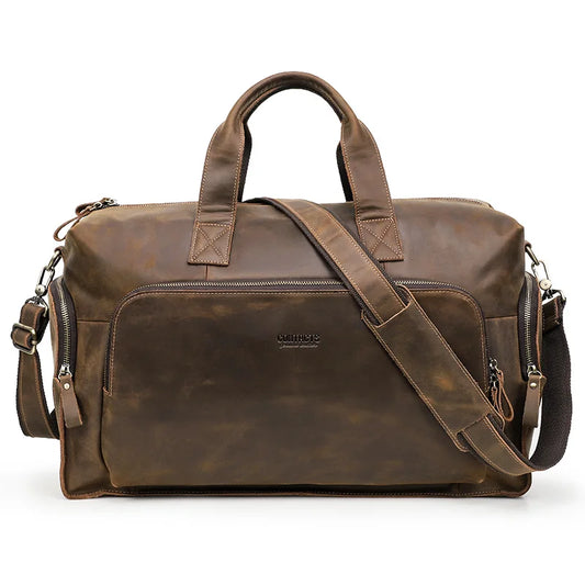 Sac de voyage business en cuir de vache