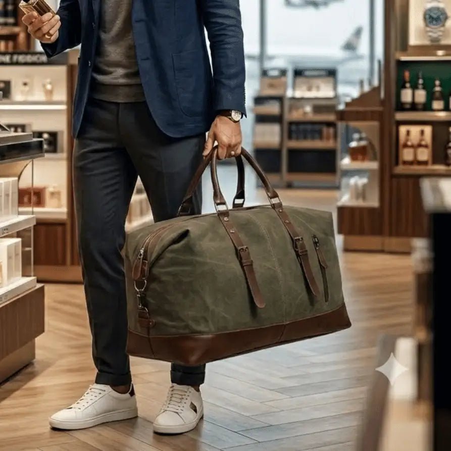 Sac de voyage cabine en toile homme