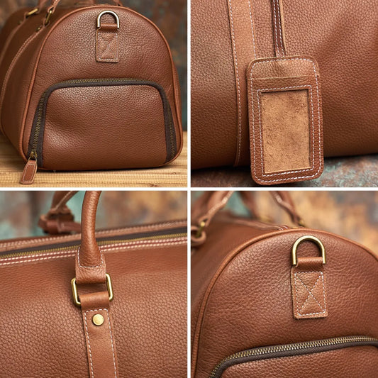 Sac de voyage en cuir de vache 