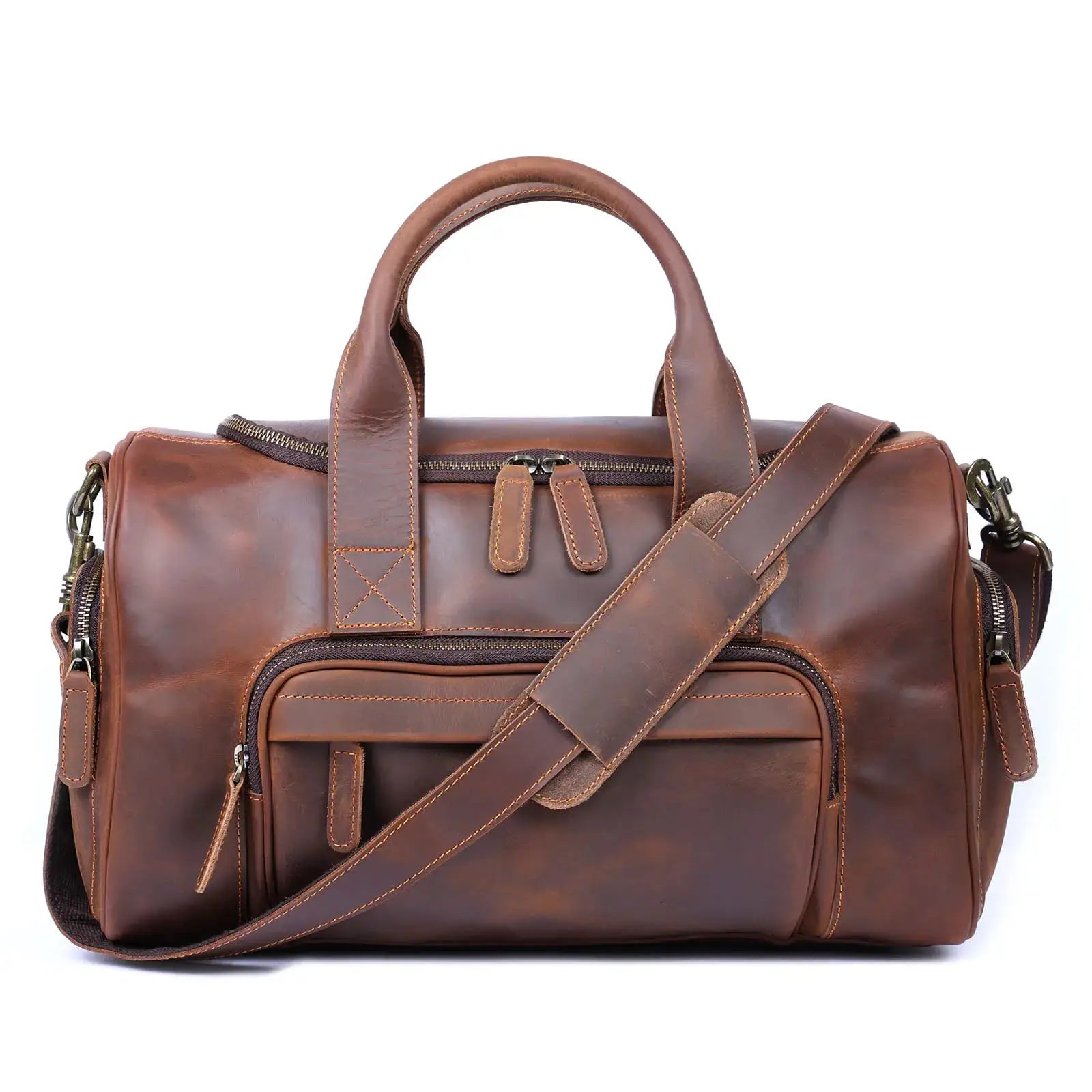 Sac de voyage homme cuir vintage