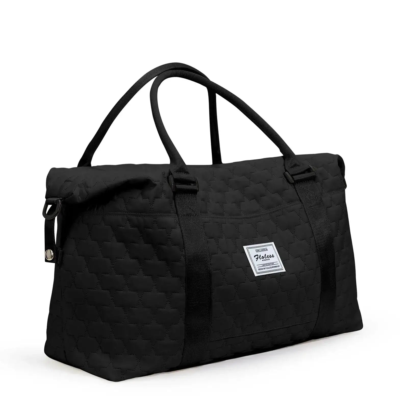 Sac de voyage matelassé noir
