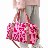 Sac de voyage panthère rose