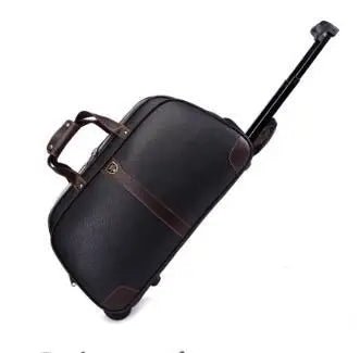 Sac de voyage à roulettes tendance noir