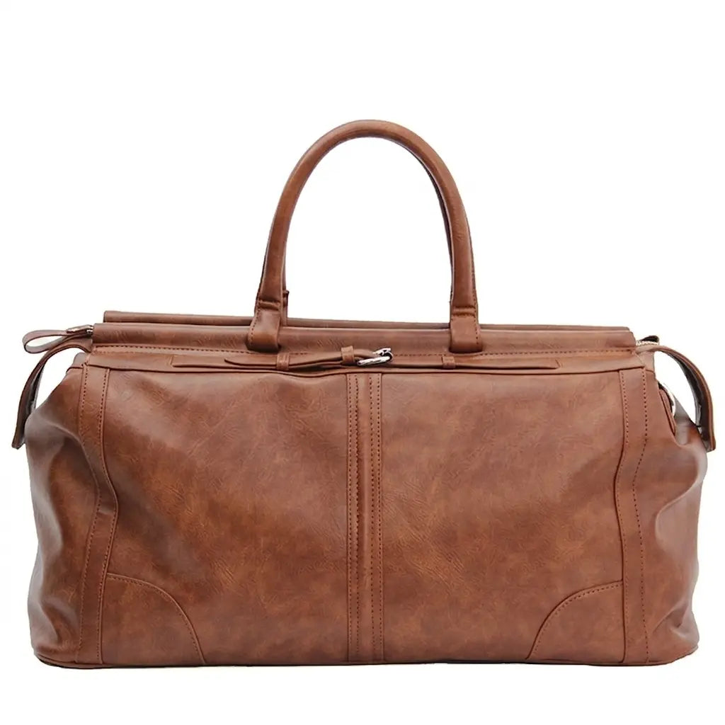 Sac de voyage week-end aspect cuir