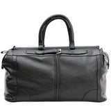 Sac de voyage week-end aspect cuir noir