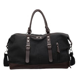 Sac de voyage week-end femme en toile noir